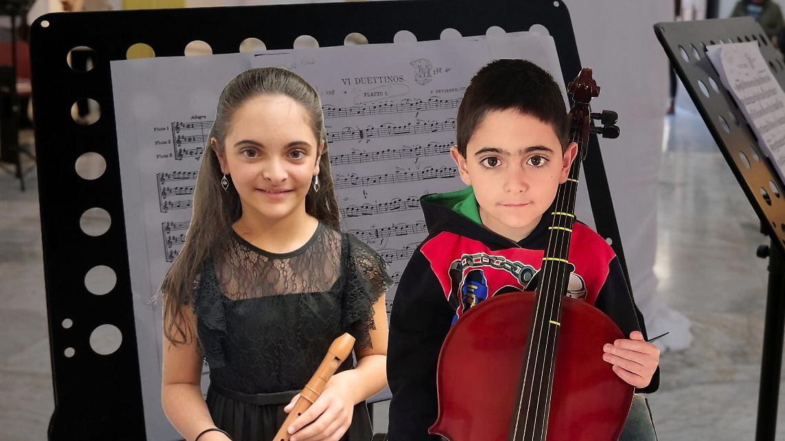 Elisa e Edoardo: piccoli e bravi musicisti crescono