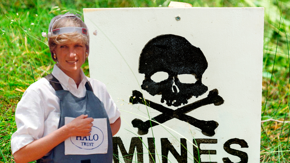 campagna anti mine, lady diana, lady d