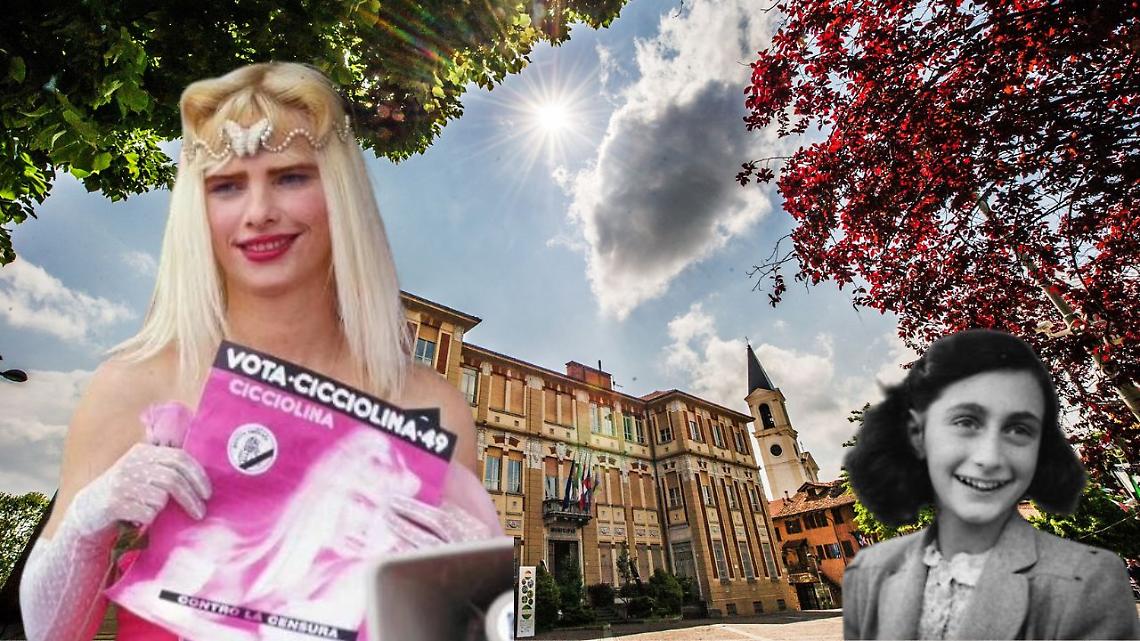 Intitolare una via ad Anna Frank? No non era ebrea, meglio la pornostar Cicciolina!