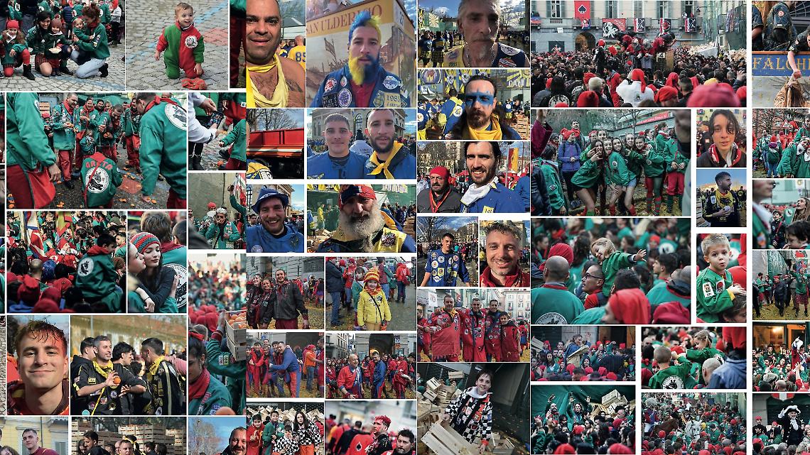 Centinaia di facce da Carnevale. E poi Sgarbi, Khabi Lame e il castello di Mazzè