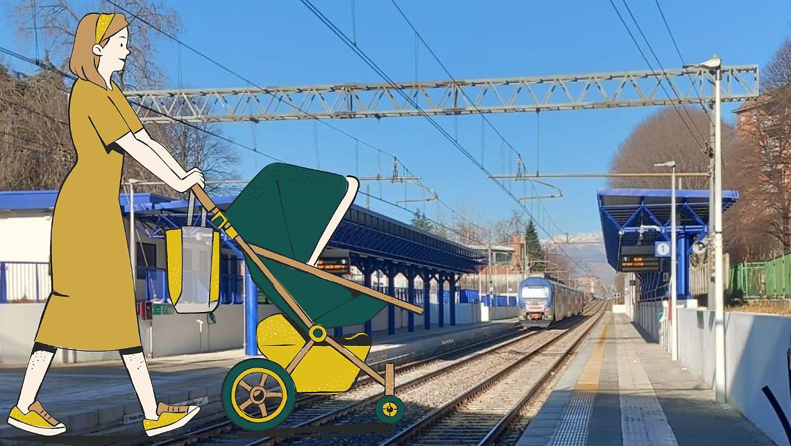 Torino - Ceres: ascensore rotto, una mamma con il passeggino resta bloccata in stazione 