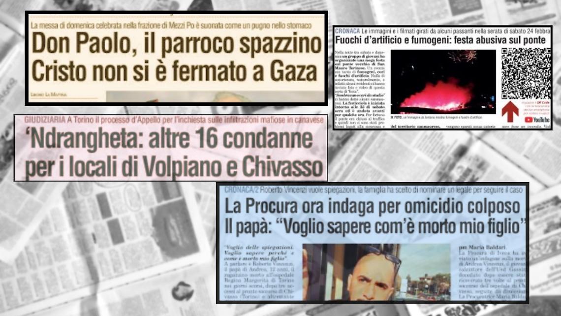 Il parroco di sinistra, la Ndrangheta a Volpiano, le indagini per omicidio colposo dopo la morte del 12enne Andrea Vincenzi e tanto altro nel giornale in edicola