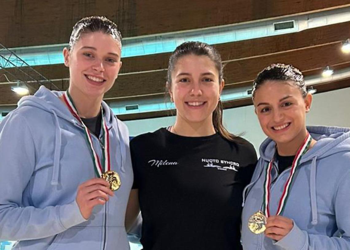Lucia Manavello e Ilaria Toffanin con Milena Toffanin