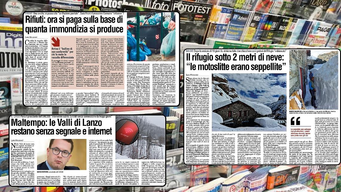 Svolta per i rifiuti in Canavese, le Valli di Lanzo isolate per il tempo e la storia del rifugio "sepolto" sotto due metri di neve