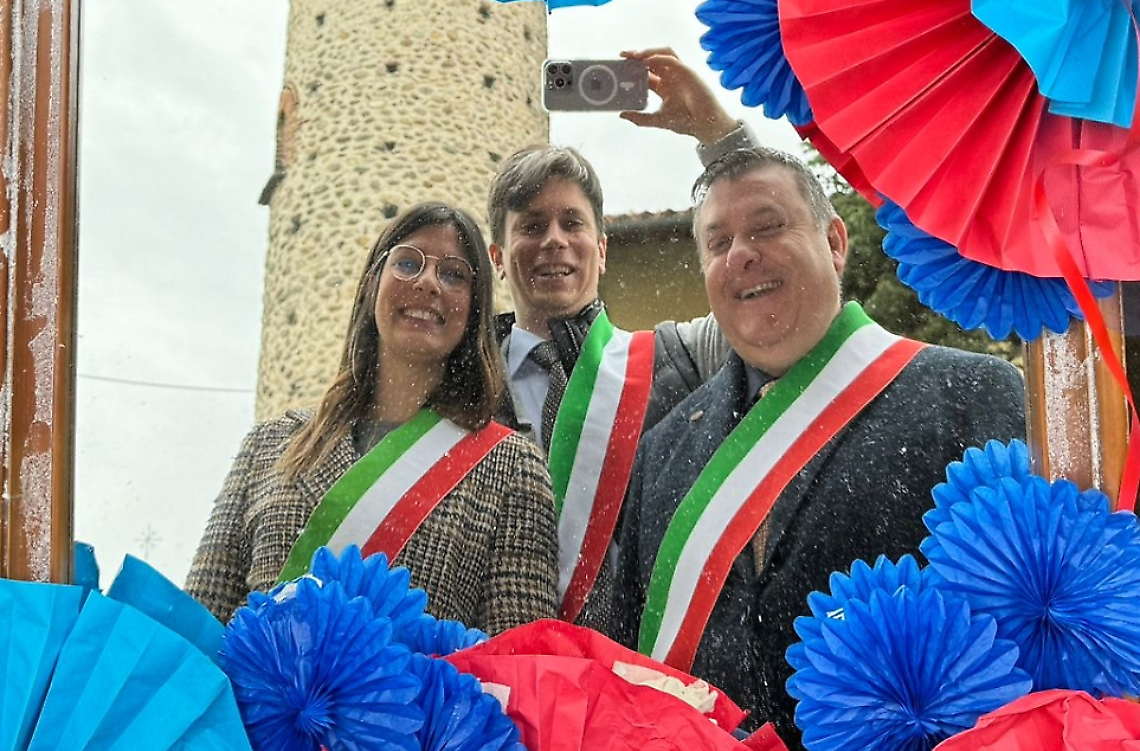 I sindaci di Salassa Pertusio e Valperga