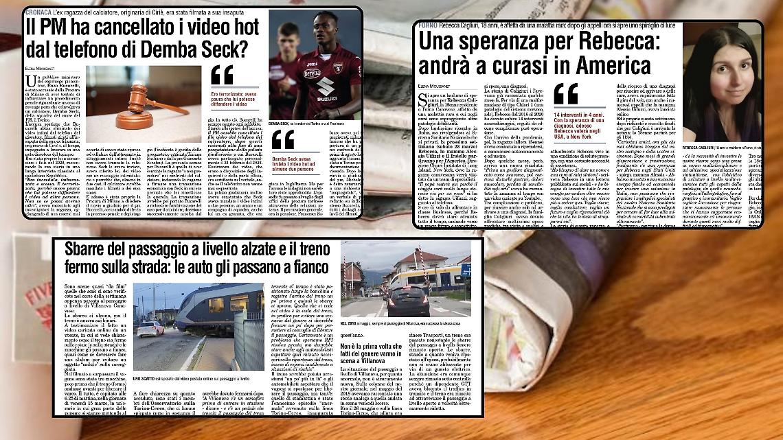 Il treno si ferma in mezzo alla strada, la 18enne con malattia rara che va a curarsi in America e il caso di revenge porn dell'ex bomber della seria A