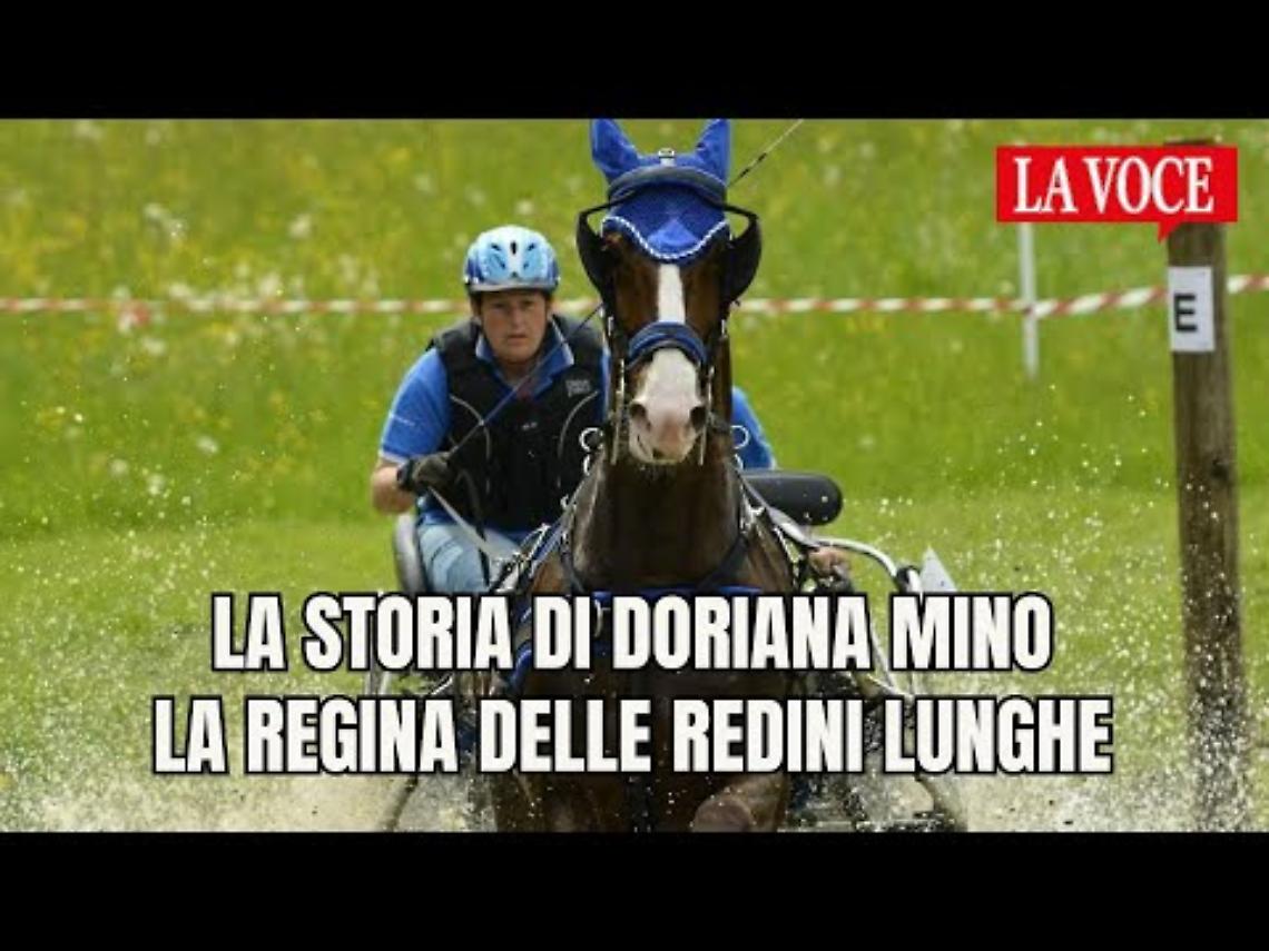 Doriana Mino durante una gara