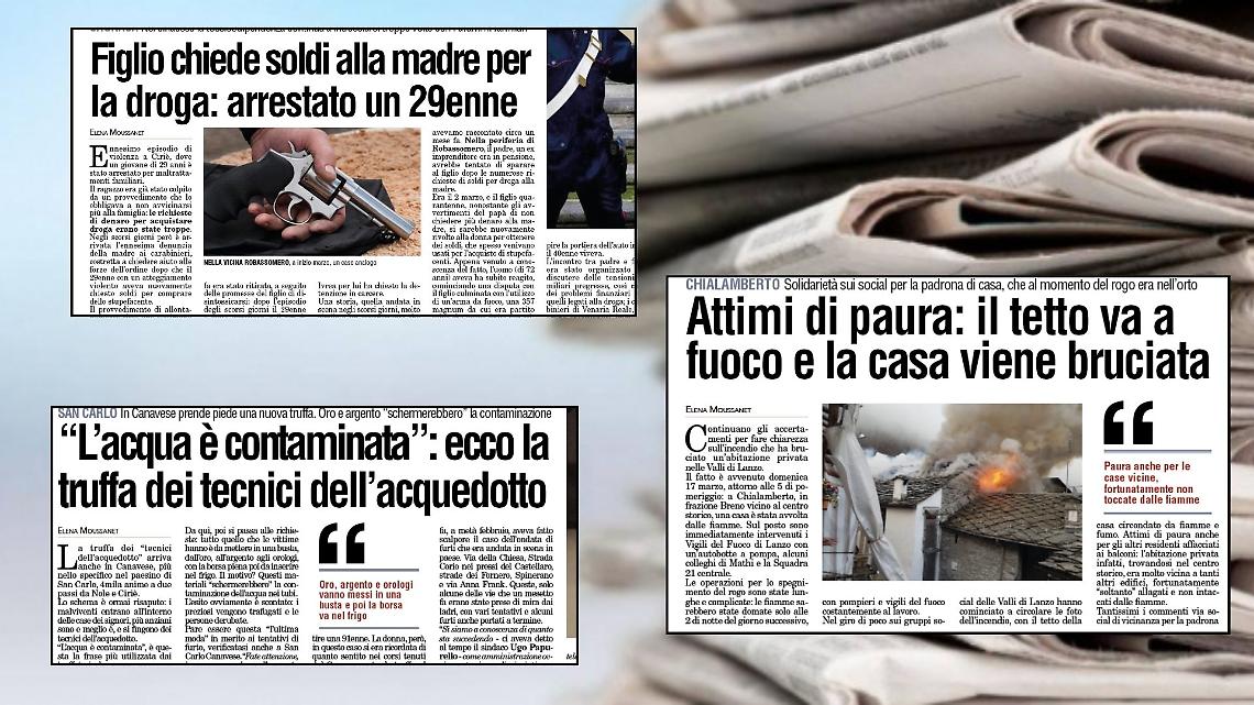 Chiedeva soldi per la droga alla madre, la casa avvolta dalle fiamme e la nuova truffa che ha preso piede in Canavese