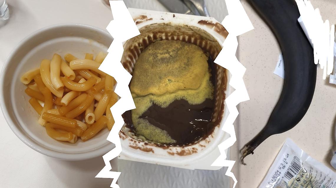 Il cibo servito in ospedale
