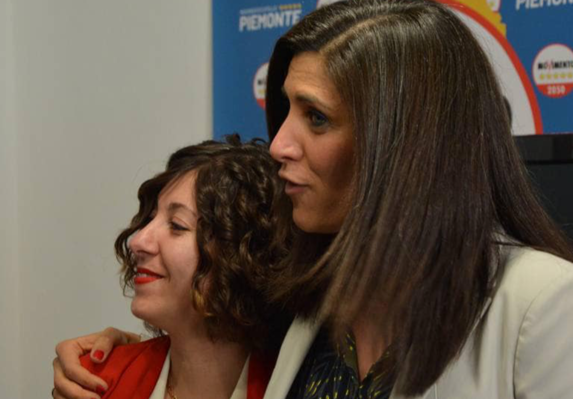 Sarah Disabato è con Chiara Appendino, torino, elezioni regionali,