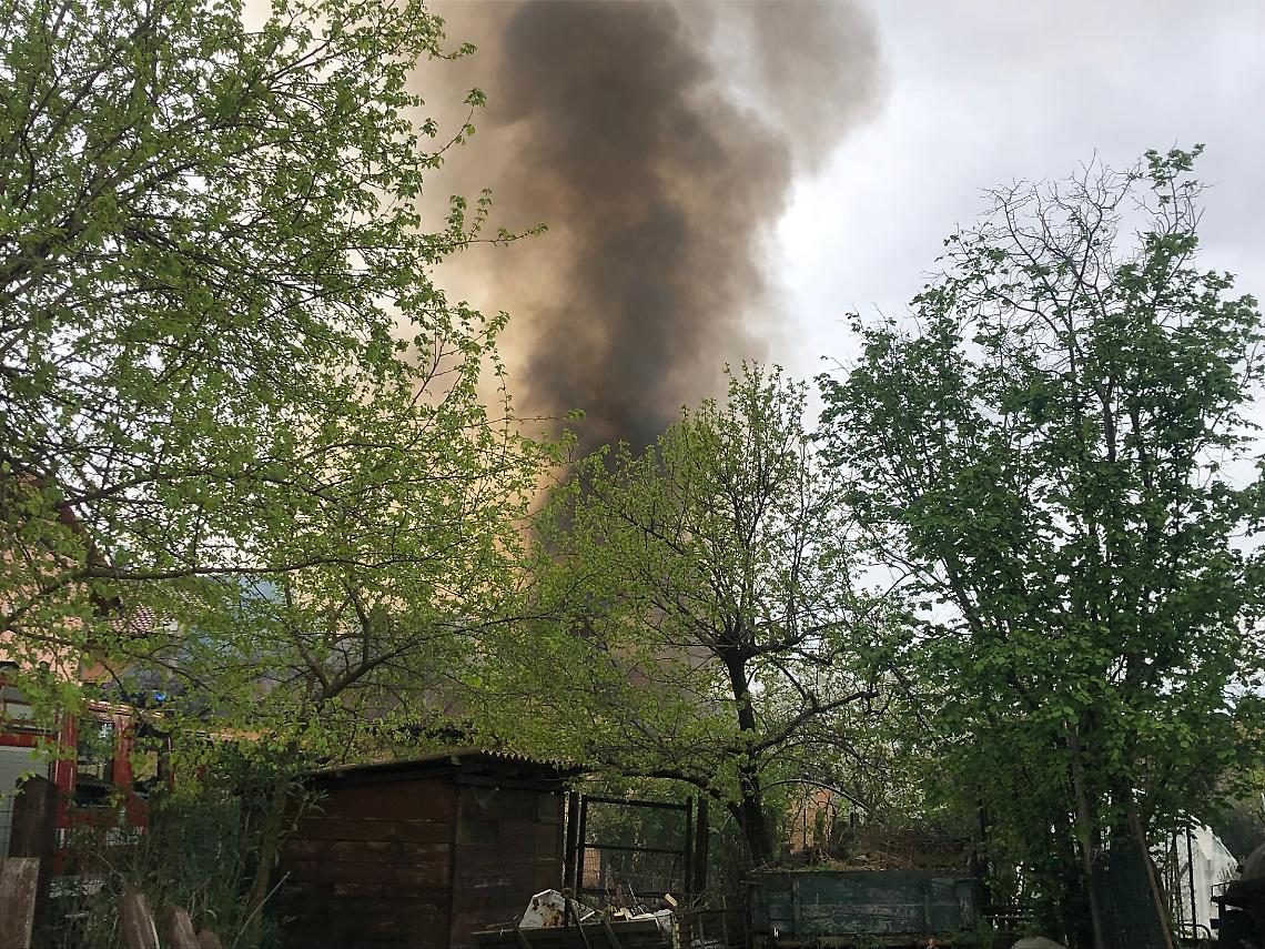 Incendio domestico a Sedime, nessun ferito