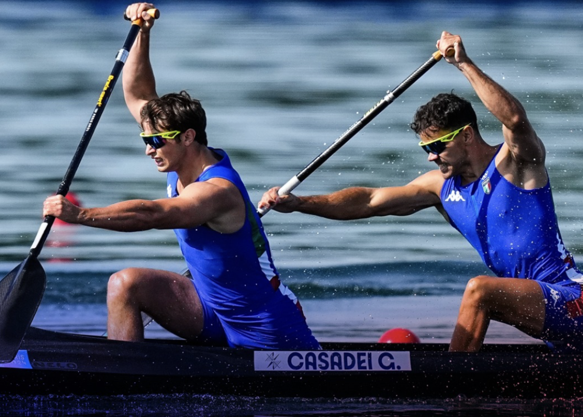 Il Canavesano Gabriele Casadei conquista la medaglia d'argento nella canoa alle Olimpiadi 