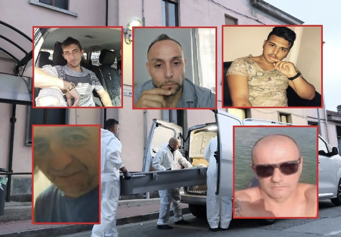 I cinque operai morti nella strage di Brandizzo