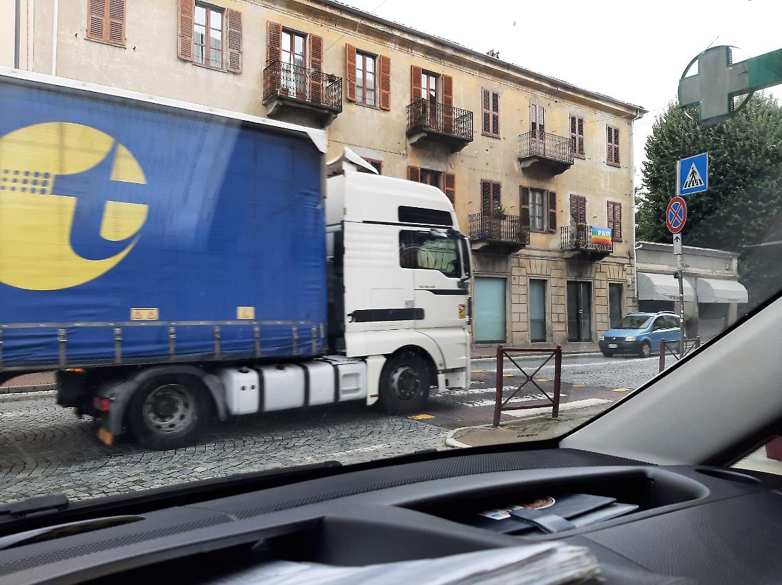 camion in centro