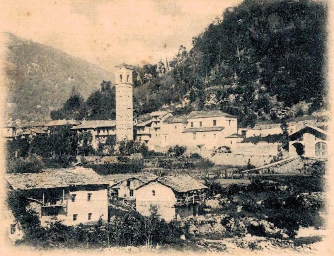 IN FOTO Pessinetto all’inizio del ventesimo secolo