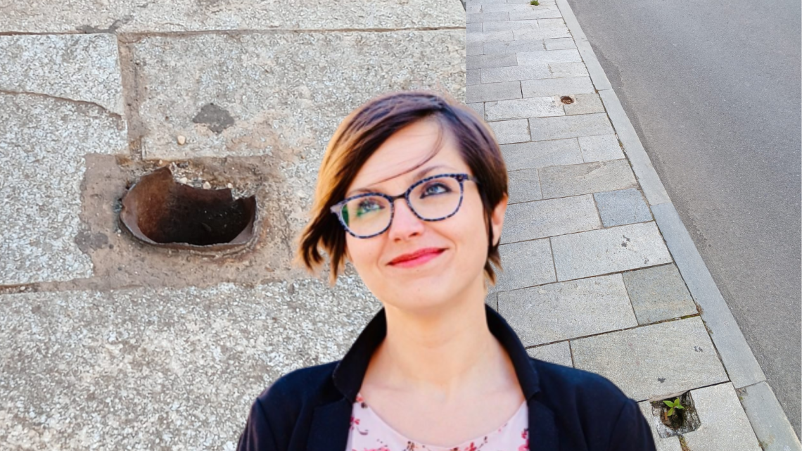 Benvenuti nella città dei "Marciapiedi con il buco"