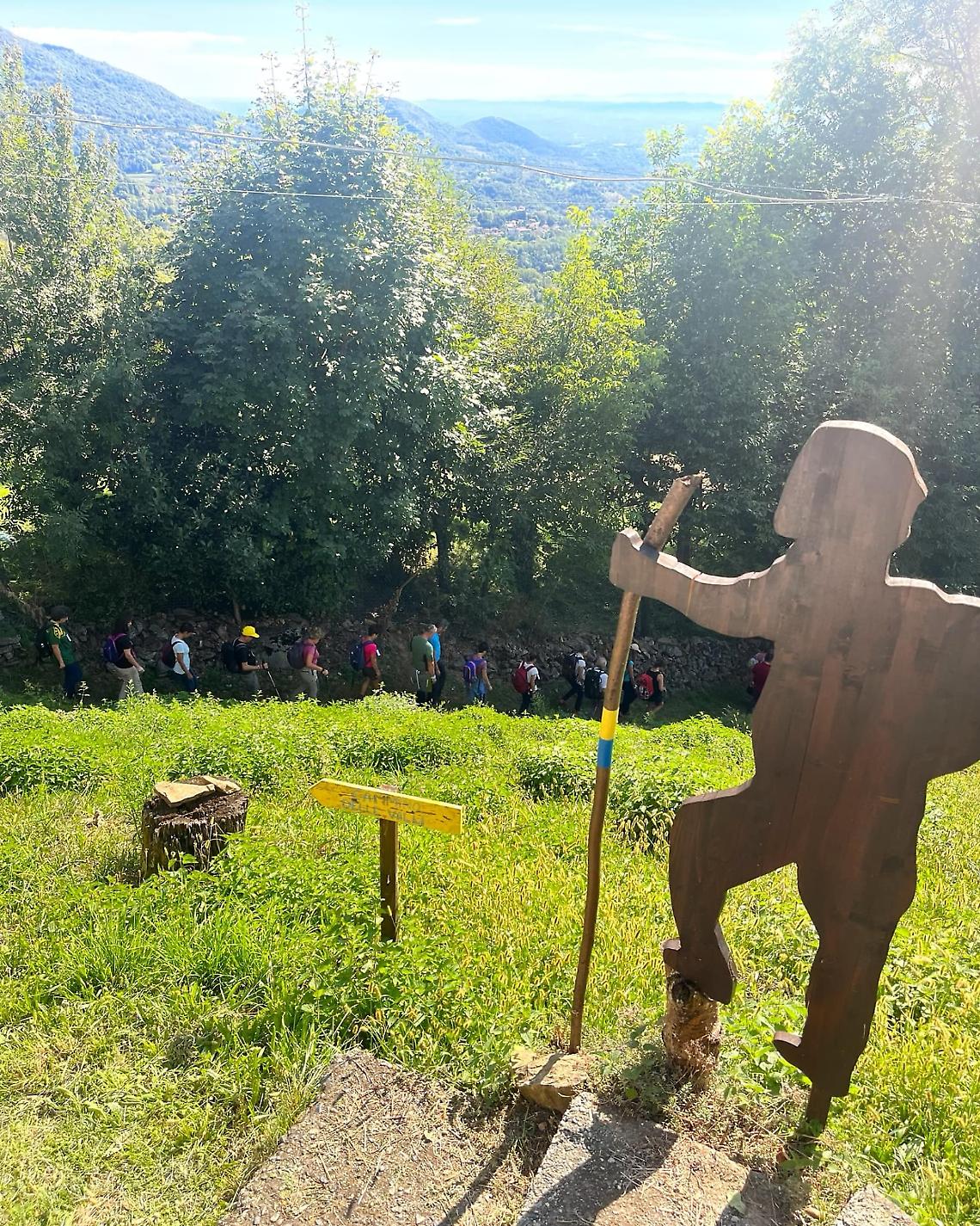 I partecipanti in cammino