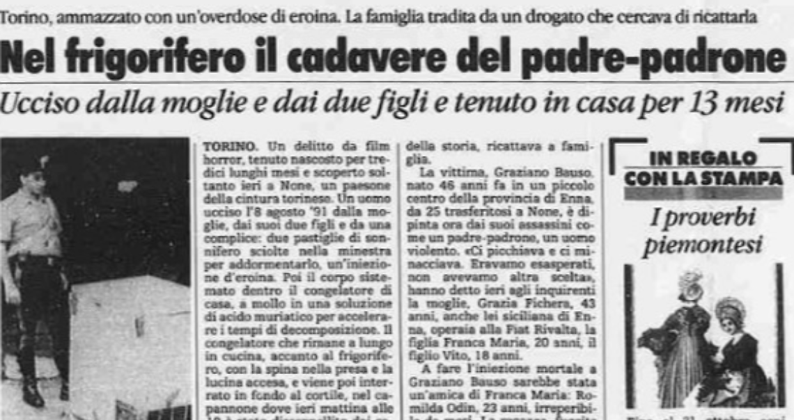 Dopo anni di botte, stupri e terrore, lo hanno ucciso, fatto a pezzi e infilato in un freezer. Così è morto il padre orco