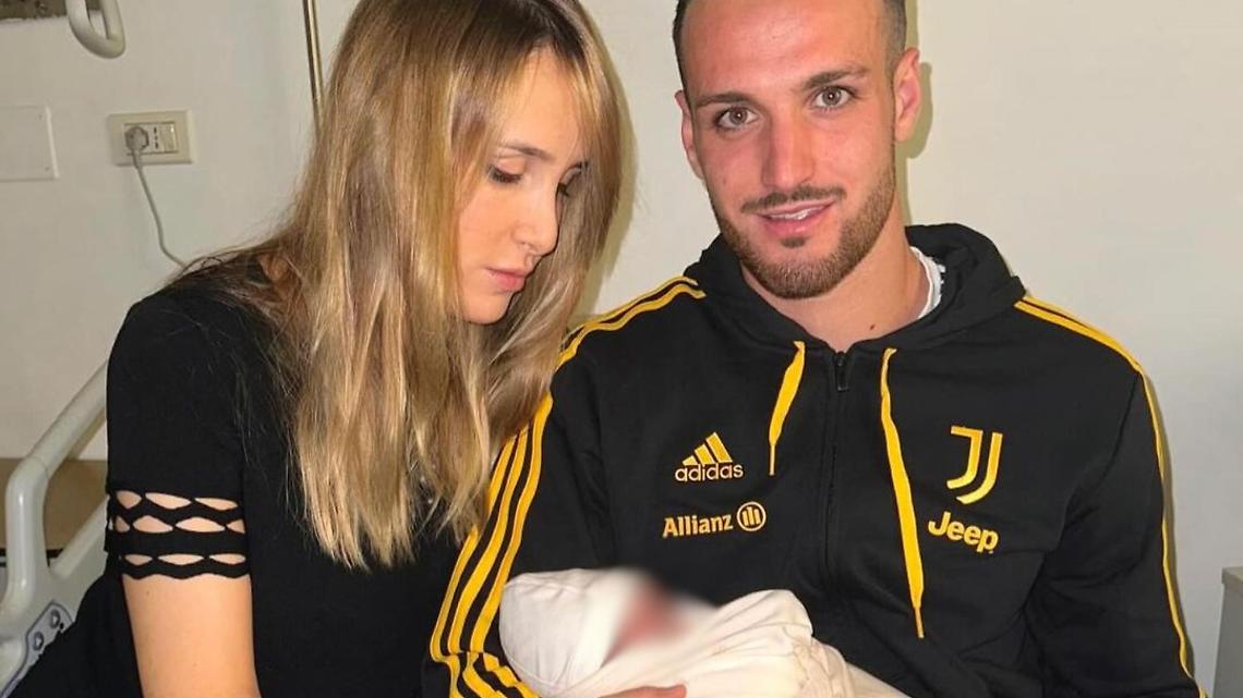 Canavese in festa per il difensore della Juventus Federico Gatti diventato papà