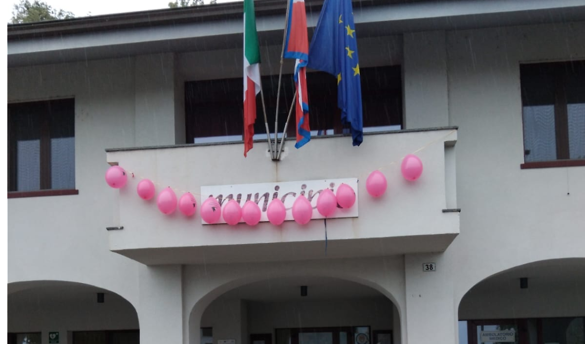 I palloncini rosa simbolo della lotta al Cancro