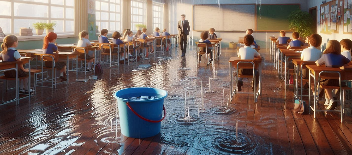 Scuola allagata 