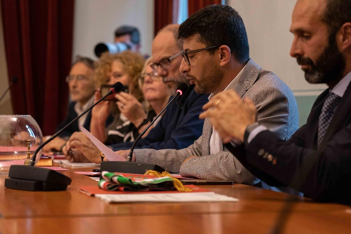 Il presidente del consiglio Luca Spitale