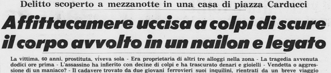 Delfina Pignata, prostituta avida ma gentile.