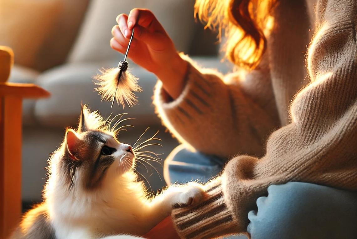 Stai giocando nel modo giusto con il tuo gatto? S