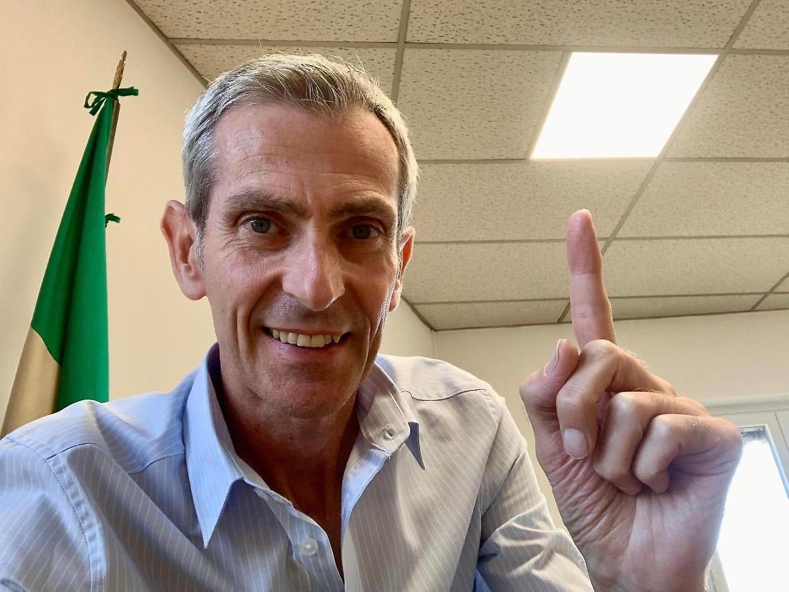 Il sindaco di Cascinette d'Ivrea Davide Guarino