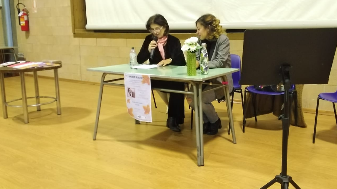 Johanna Finocchiaro alla presentazione a Sparone