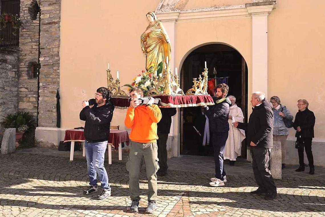 Grande partecipazione per la festa patronale di Santa Anastasia a Monastero di Lanzo 