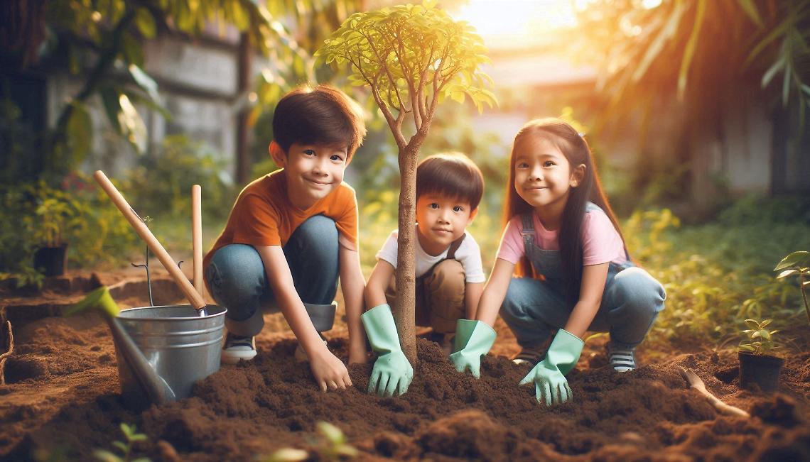 Le mani dei bambini, le radici del futuro: una festa per gli alberi