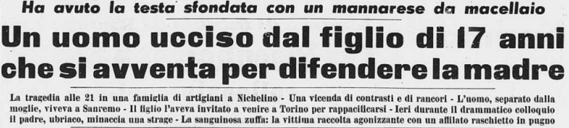 Il diario di un ragazzo e il dramma di una famiglia.