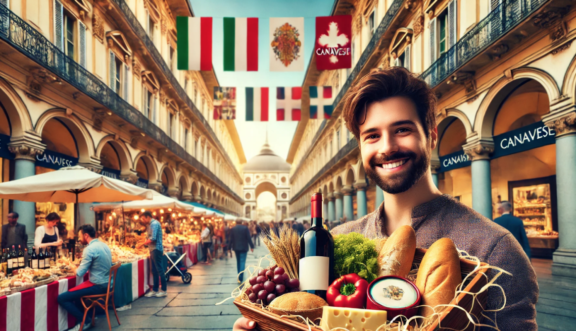 Il Canavese brilla a Torino con una vetrina nella centralissima via Roma