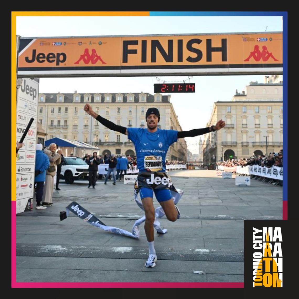 Alla maratona di Torino, vince Selvarolo