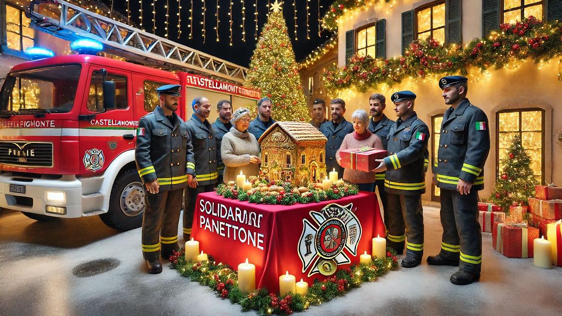 Un Panettone per i Vigili del Fuoco