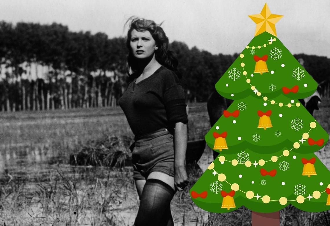 Natale in risaia con la splendida Silvana Mangano (1930-1989)