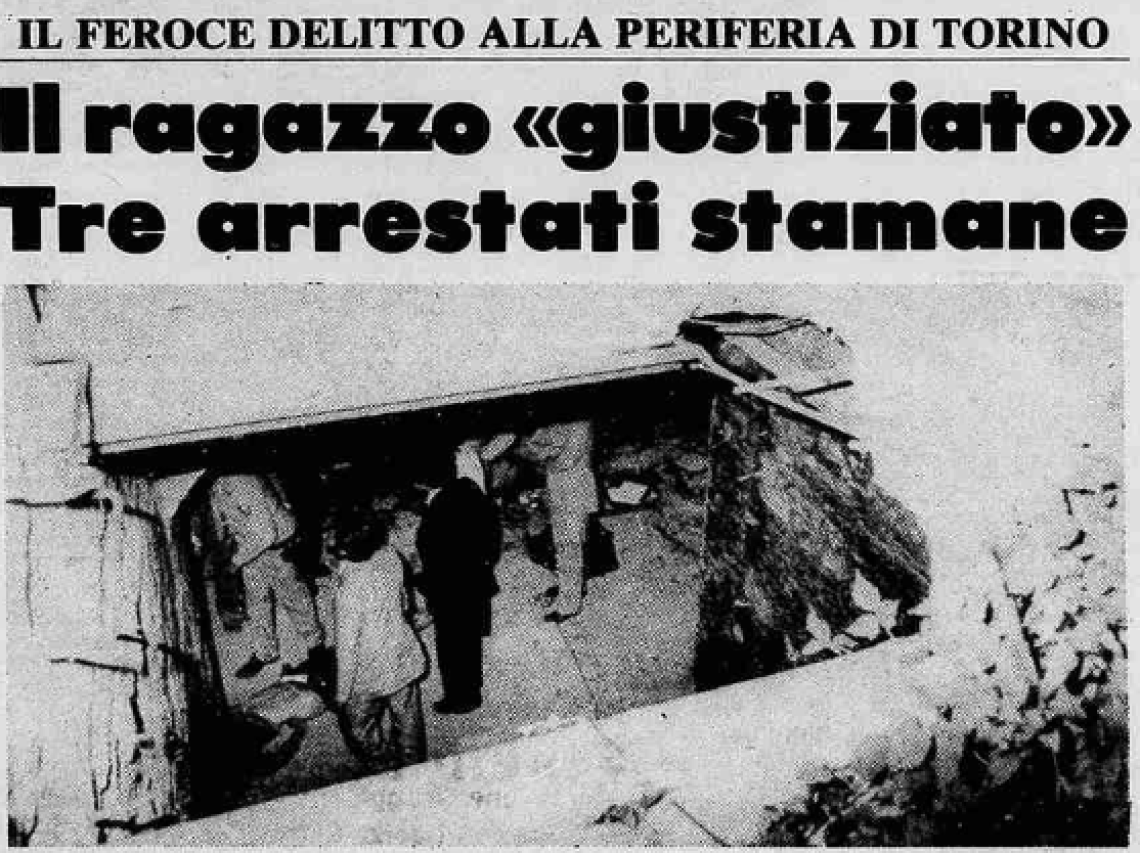 L'omicidio di Fabrizio Pellegrin.