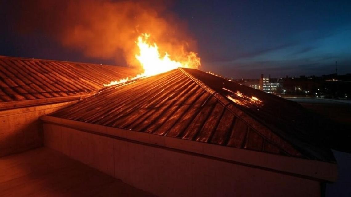 Incendio a Santena