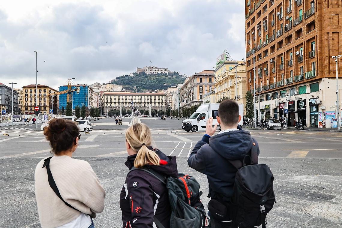Turisti a Napoli