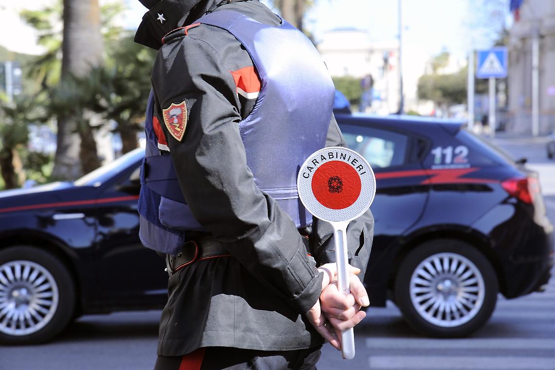 Il giovane è stato fermato dai carabinieri