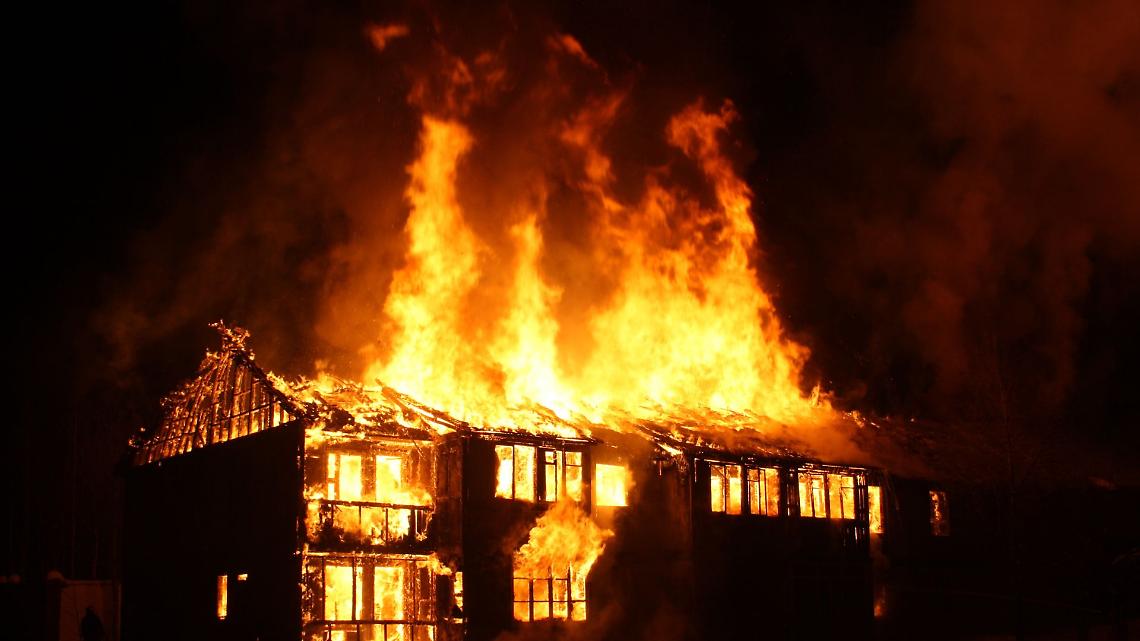 Incendio a Montanaro