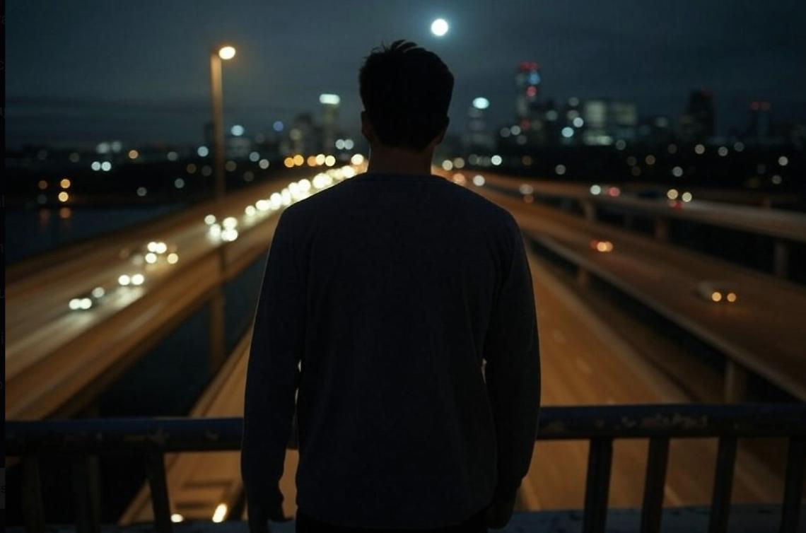 Ragazzo vuole buttarsi giù dal sottopasso