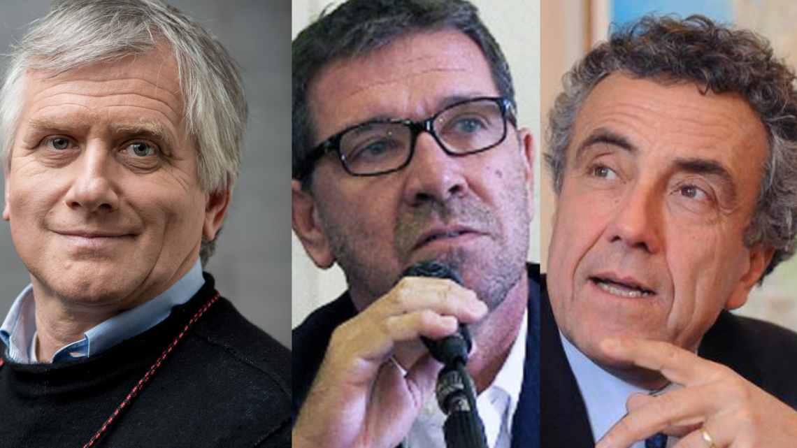 Giorgio Airaudo, Andrea Morniroli e Fabrizio Barca