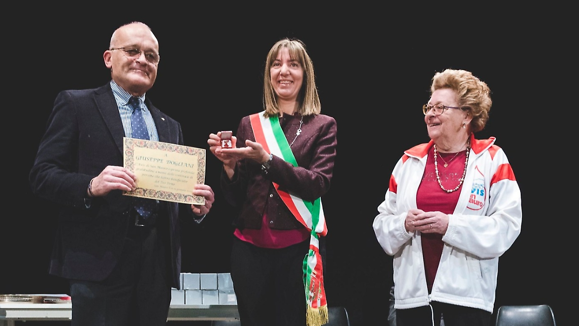AVIS: la sezione di San Mauro compie 55 anni. Premiati i volontari