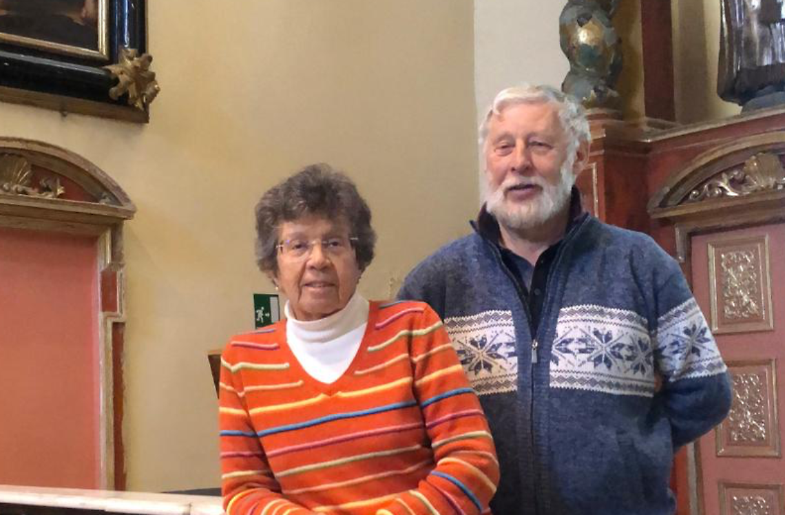 I docenti Pierluigi Bernard e M. Cristina Martinetti 