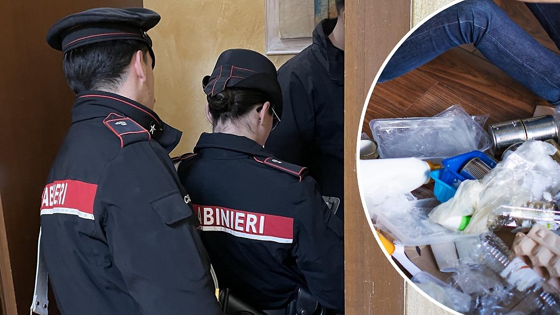 Vive in un alloggio sommerso di rifiuti: ex sindaco segnalato in Procura dai vicini