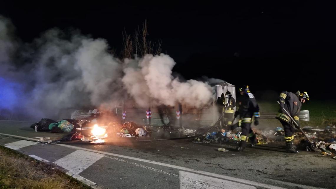 Rosta in fiamme