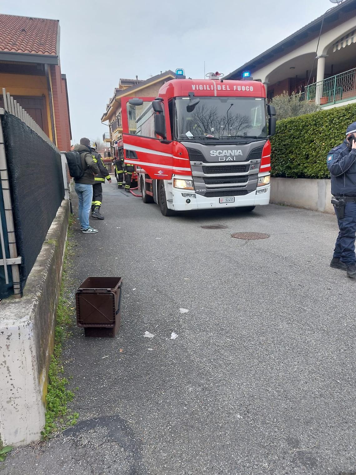 Incendio Settimo Torinese