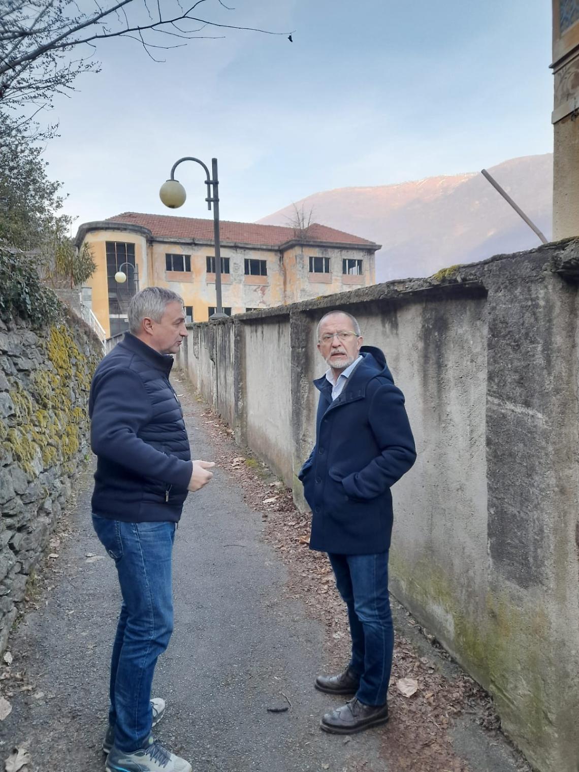 A Ceres il sindaco Davide Eboli con l'assessore Vignale